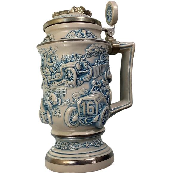 Racing Car Stein (Early Production), Made in Brazil 7448/300,000 Winner's Circle - Picture 2 of 6